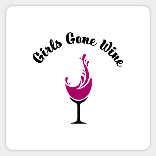 Girls Gone Wine Sticker